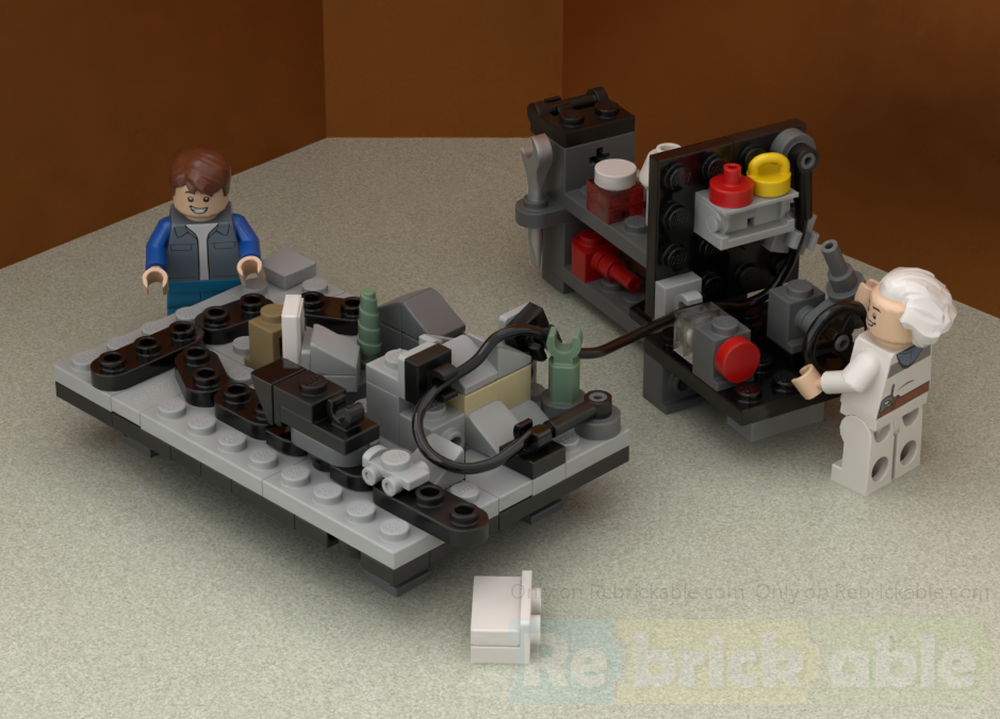 Lego 77256 Doc's train model in 1885