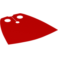 Lego Neckwear Cape, Standard [Spongy Stretchable Fabric] / Red