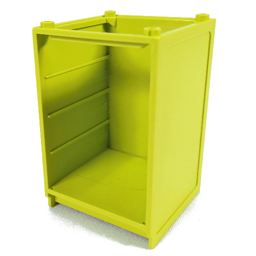 Lego Scala, Cupboard / Dresser 6 x 6 x 7 2/3 without Top / Medium Lime
