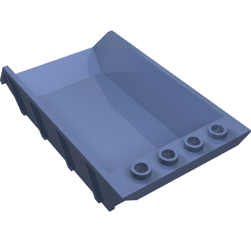 Lego Tipper Bed 4 x 6, Open Studs / Sand Blue