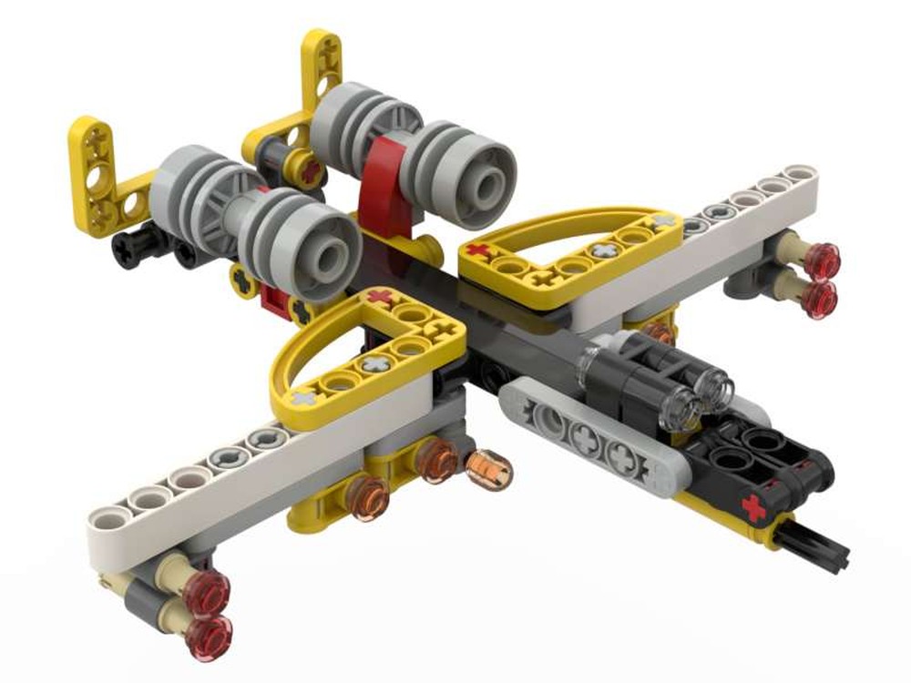 Lego A-10 Thunderbolt (''Warthog'') [42031-1 modification]