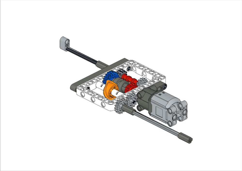 Lego 2 Speed gearbox