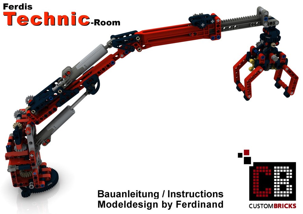 Lego 42054 additional forestry crane