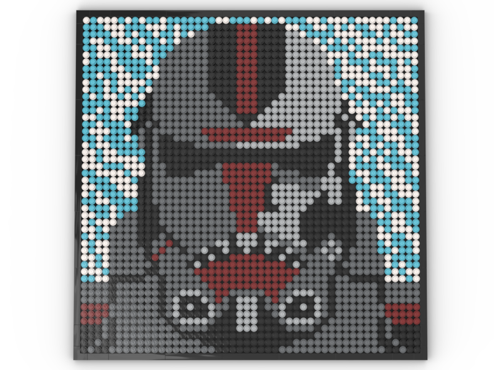 Lego Bad Batch LEGO Art Mosaic - Hunter