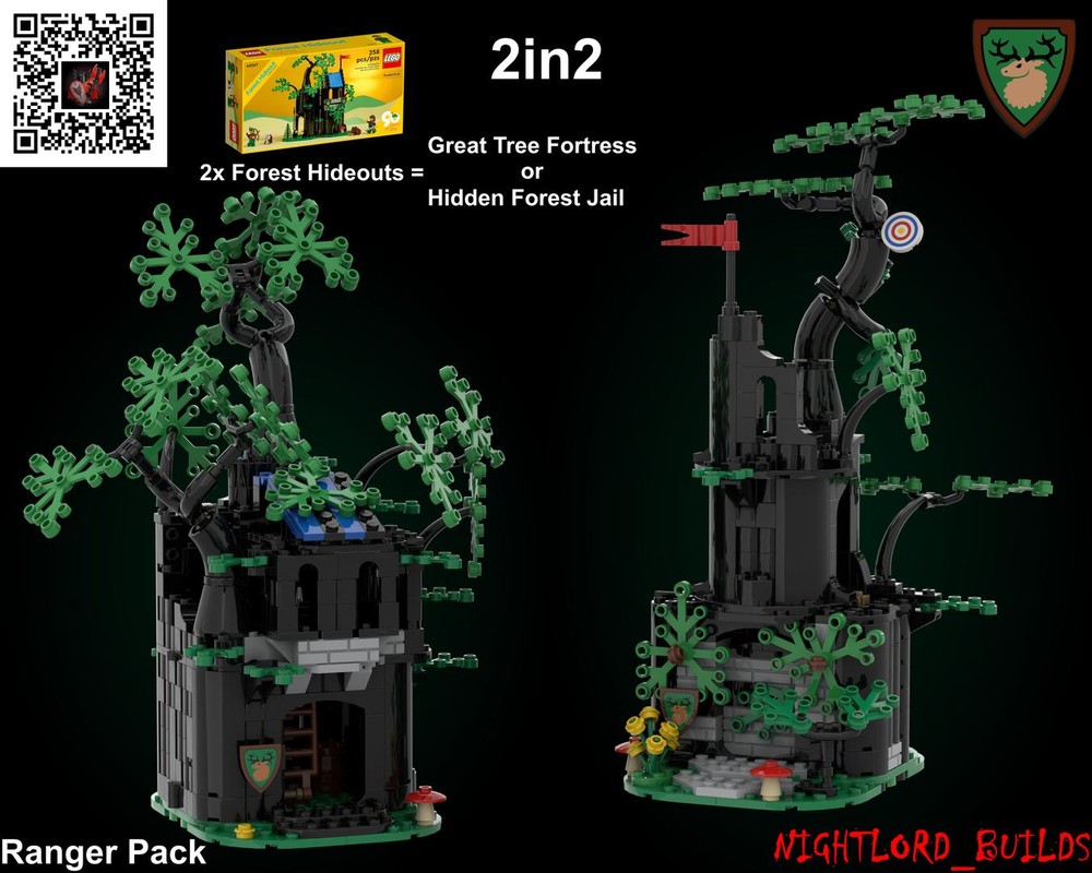 Lego Forest Hideout Ranger Pack 2in2