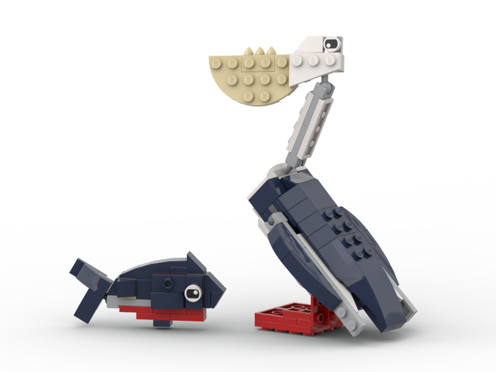 Lego 31088 pelican and fish