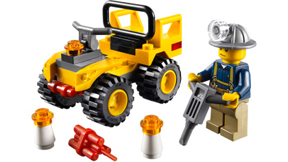 Lego Mining Quad