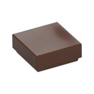 Lego Tile 1 x 1 with Groove / Brown