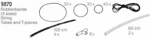 Lego Pneumatic Rubber Bands and Pneumatic Tubing