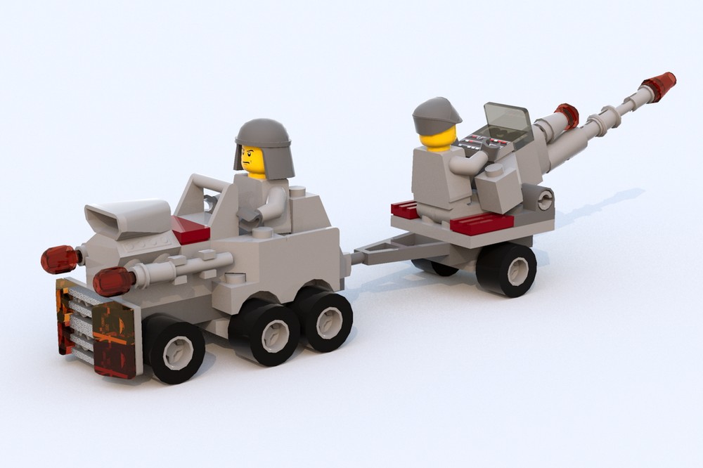 Lego Imperial Armored Vehicle and Laser Cannon