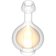 Lego Equipment Bottle / Erlenmeyer / Florence Flask with Trans-Orange Pattern