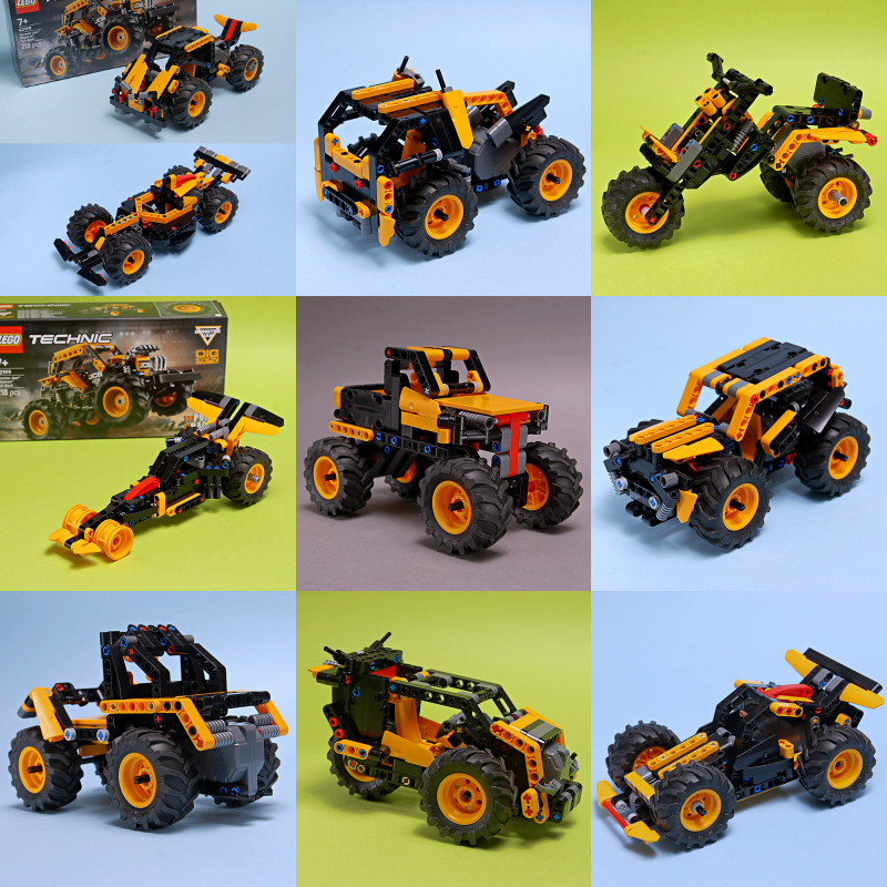 Lego 42199 10 in 1 Pull Back MOCS