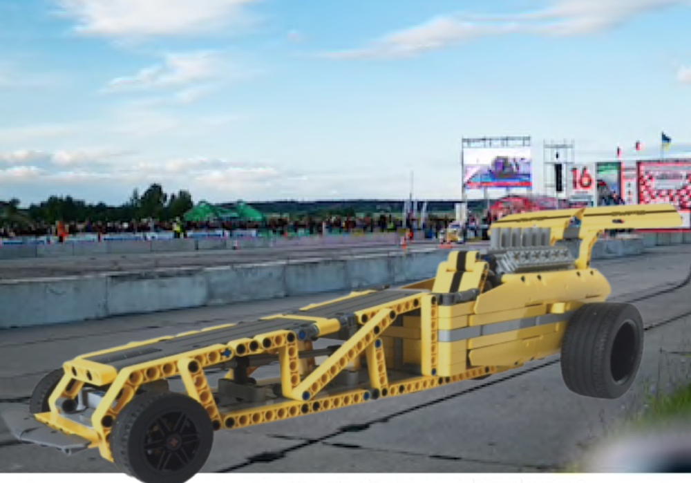 Lego RC V12 Dragster