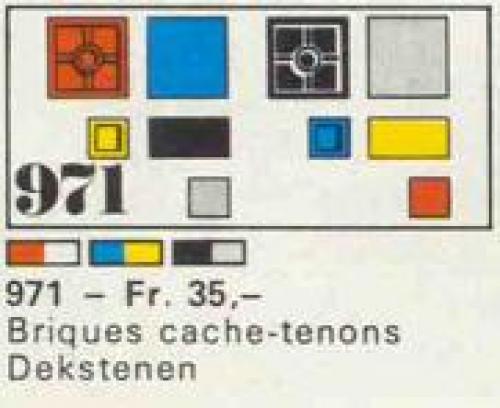 Lego 52 Flat Tile Bricks