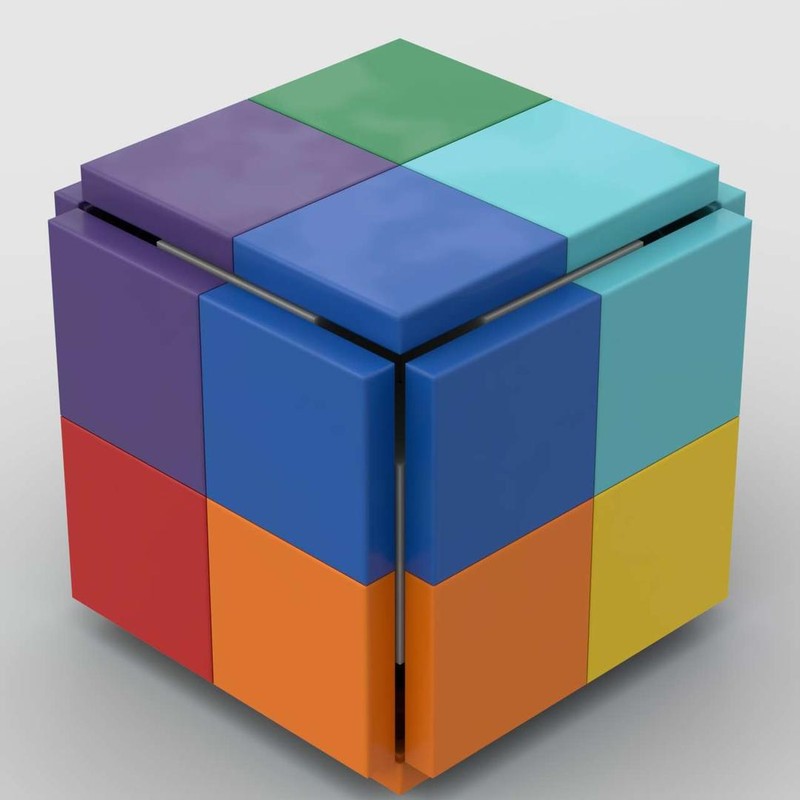 Lego Dice - 4x4- eight Colors-CUBE