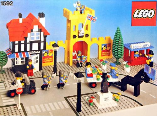 Lego Town Square - Castle Scene