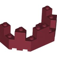 Lego Castle Turret Top 4 x 8 x 2 1/3 / Dark Red