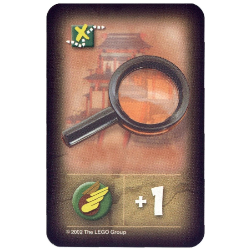 Lego Trading Card, Orient, Items - Magnifying Glass