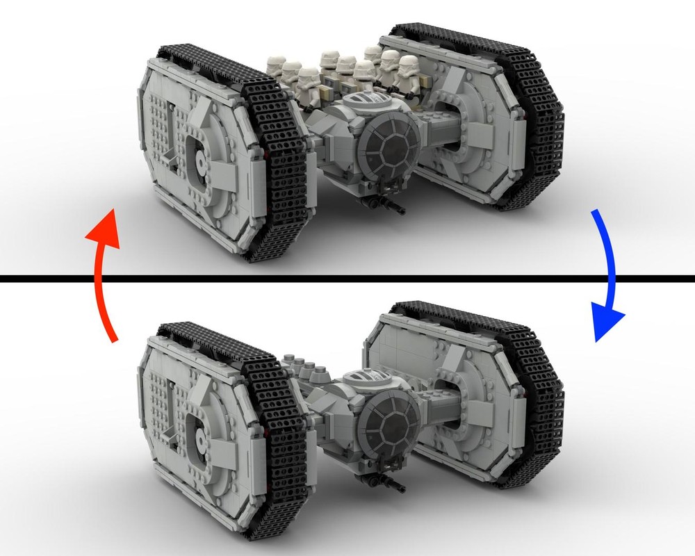 Lego TIE Crawler + Troop Carrier