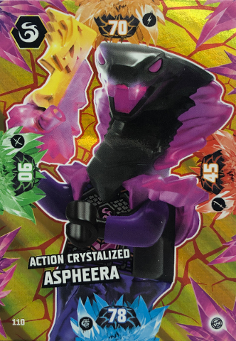 Lego NINJAGO Trading Card Game (English) Series 8 - # 110 Action Crystalized Aspheera