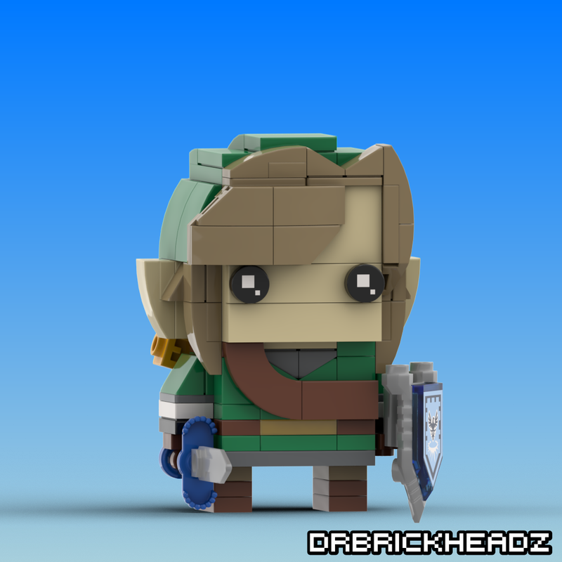 Lego Link (Skyward Sword) Custom Brickheadz