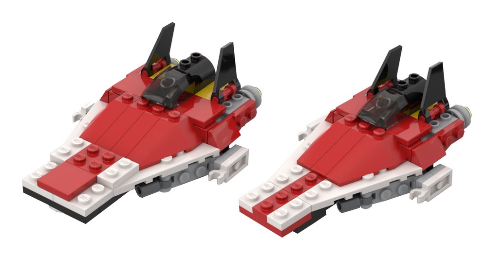Lego 31057 A-wing (2 version)