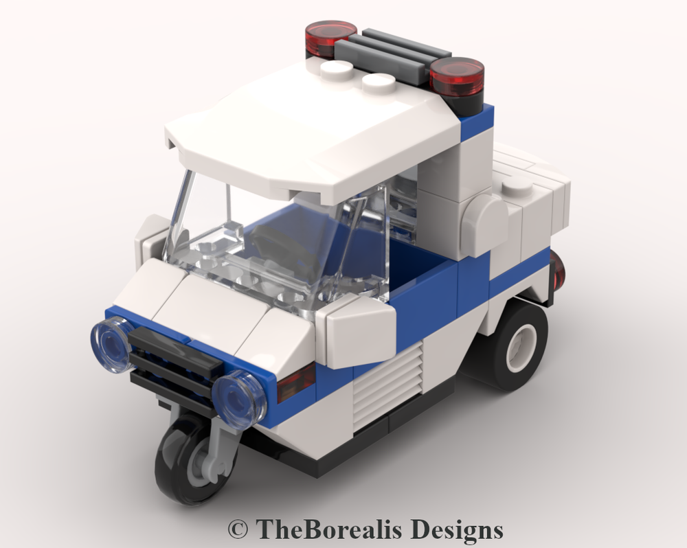 Lego Police Patrol Scooter