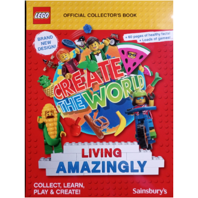 Lego Book, Create the World Living Amazingly Trading Card Collectors Book / [No Color/Any Color]