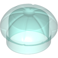 Lego Hat, Chef / Baker / Trans-Light Blue