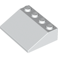 Lego Brick Sloped 33° 3 x 4 / White