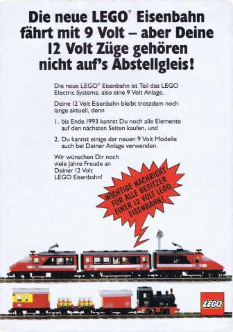 Lego 1991 Medium Train German (921762-D)