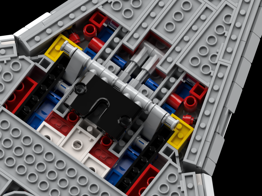 Lego Wall mount for the Lego 10497 Galaxy Explorer
