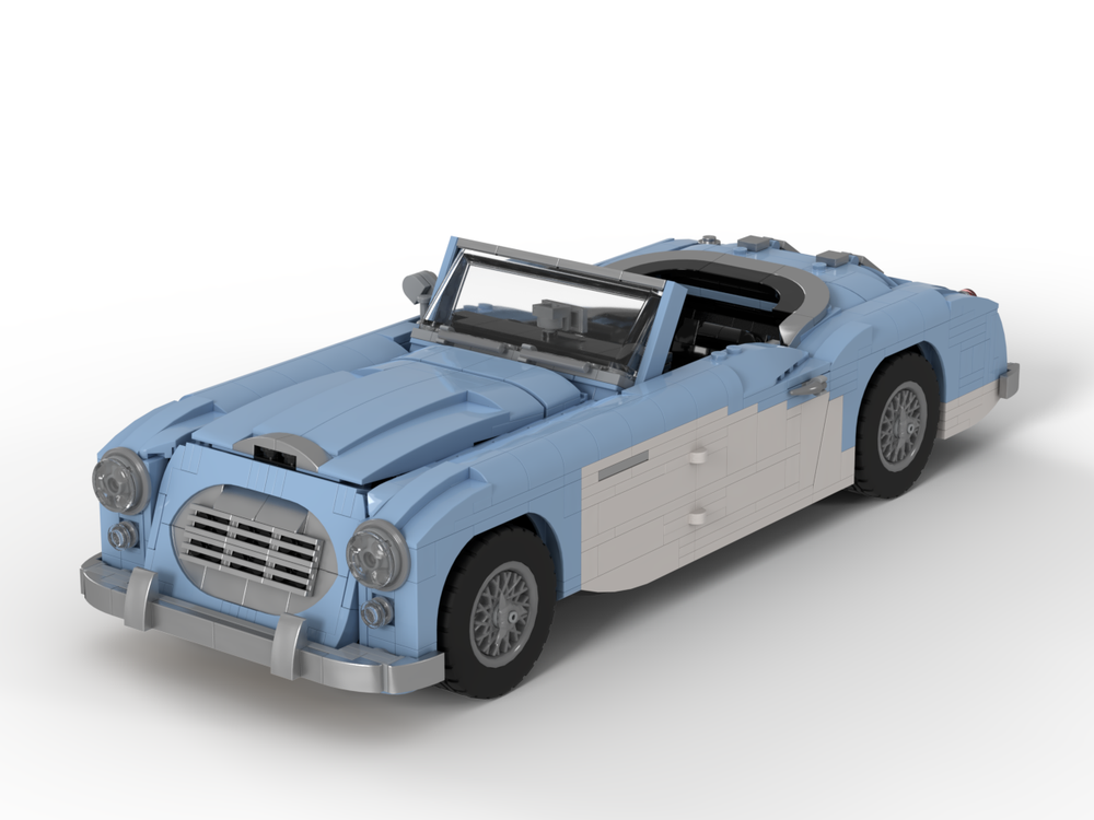 Lego Austin Healey 3000 Mk1 (blb over white)