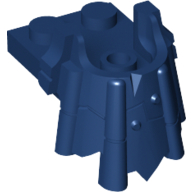 Lego Plate Special 2 x 2 with Curved Minifig Head Holder / Dark Blue
