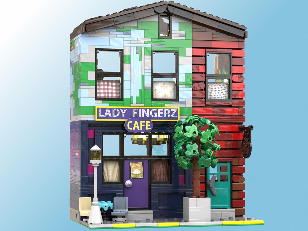Lego Lady Fingerz Cafe