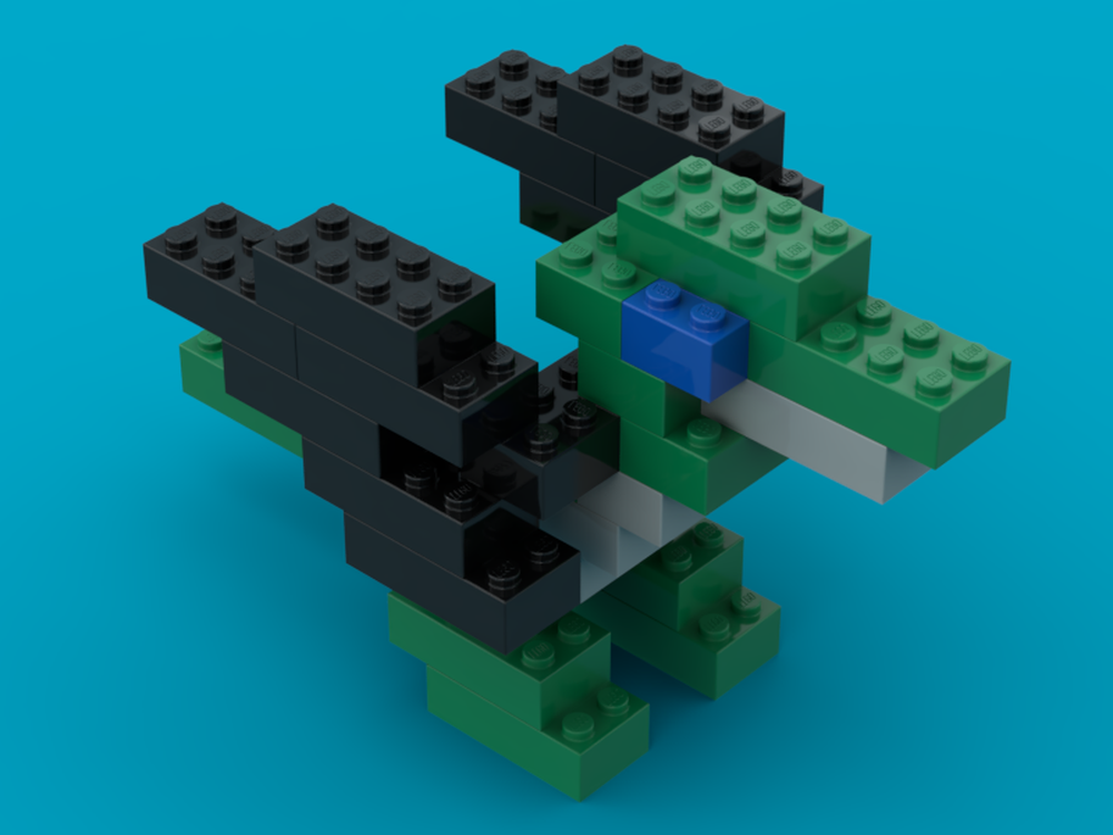 Lego 2x4 Dragon