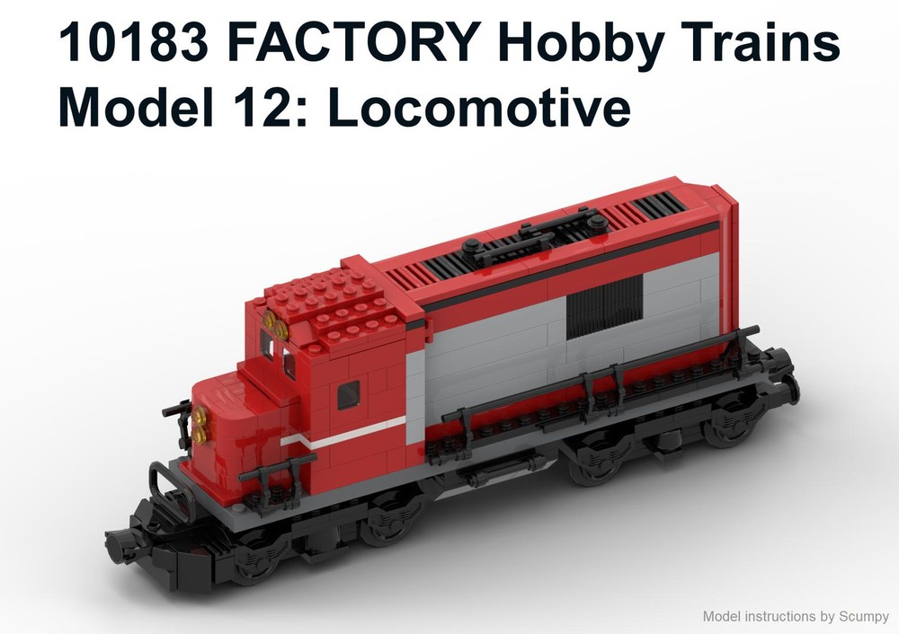 Lego 10183 Model 12: Locomotive