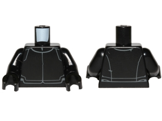 Lego Torso SW First Order Crew Member Uniform Pattern / Black Arms / Black Hands