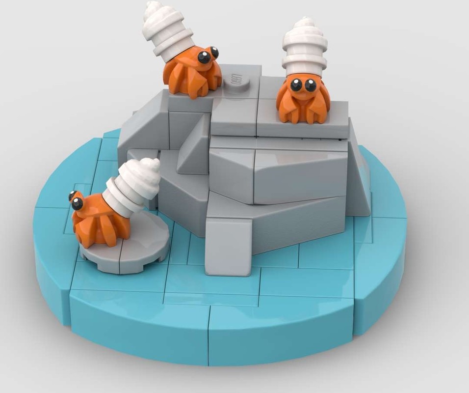 Lego Hermit Crab Habitat