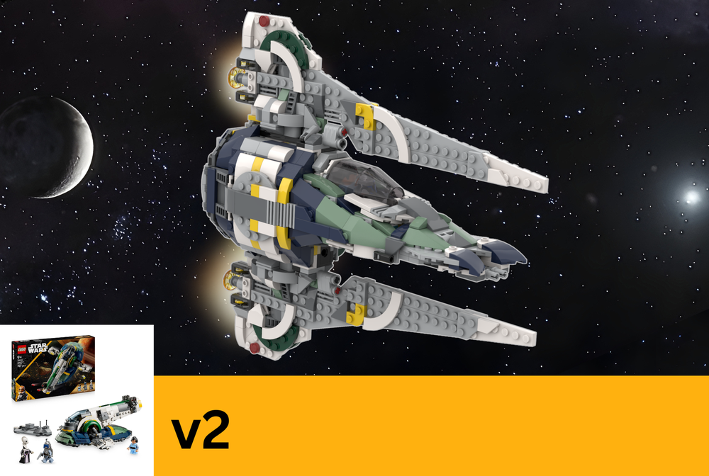 Lego 75433 True Mandalorians' Kom'rk Gauntlet Fighter
