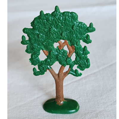 Lego Plant, Tree Flat Fruit Painted without red Painted Apples with solid base (1950's version) / Green