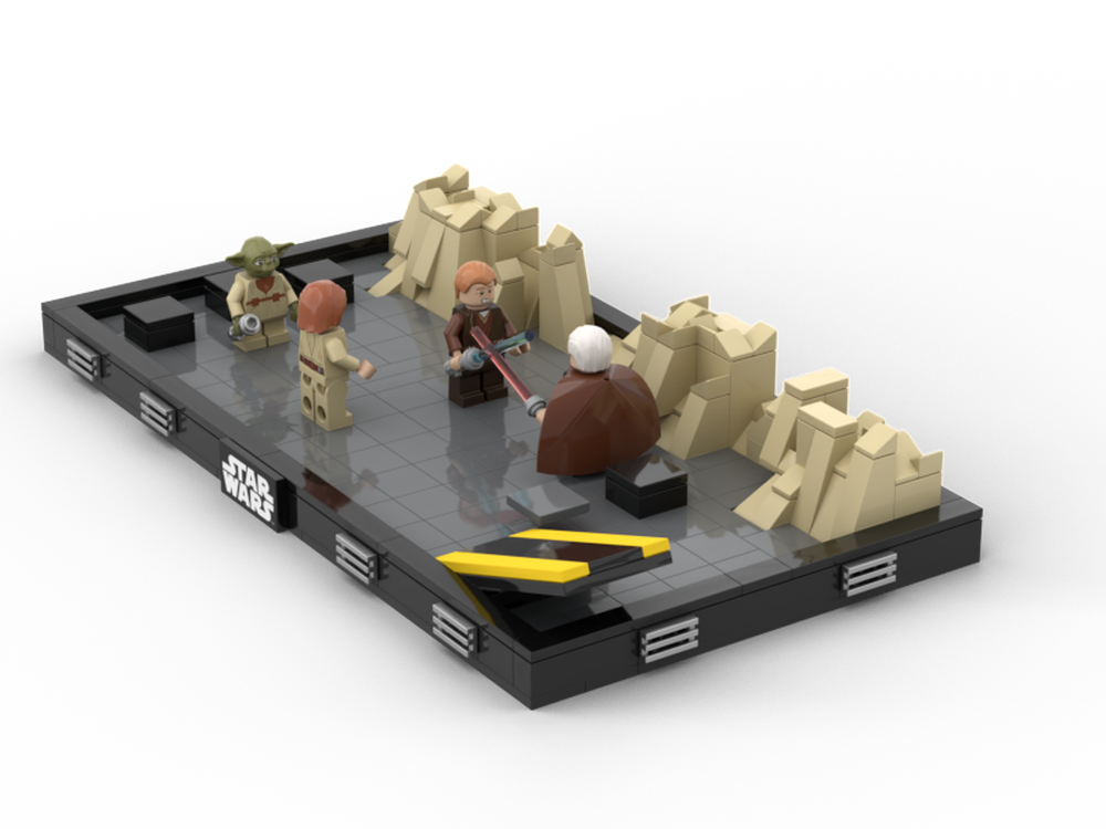 Lego Attack of The Clons Anakin SKywalker, Obi-Wan Kenobi, Yoda vs Count Dooku
