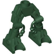 Lego Legs Mechanical, Bionicle / Dark Green
