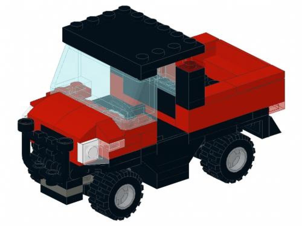 Lego Grounds Keeper Rough Terrain Vehicle