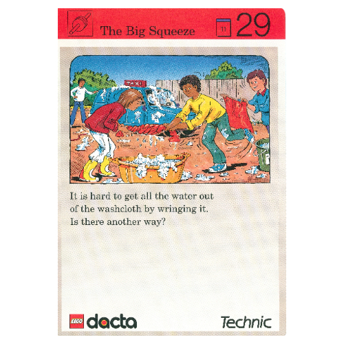 Lego Activity Card, Set 9603, Invention 29 - The Big Squeeze / [No Color/Any Color]