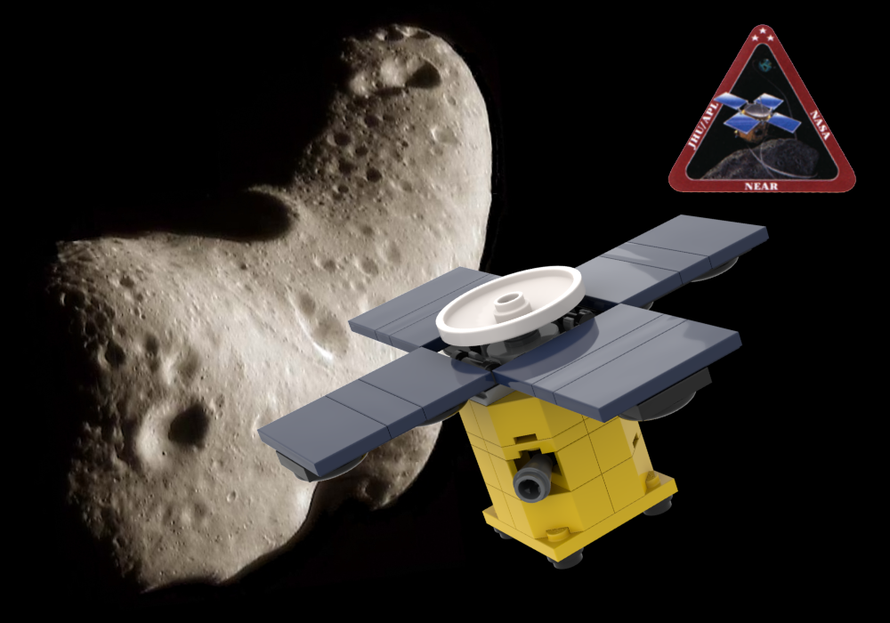 Lego NEAR Shoemaker Spacecraft