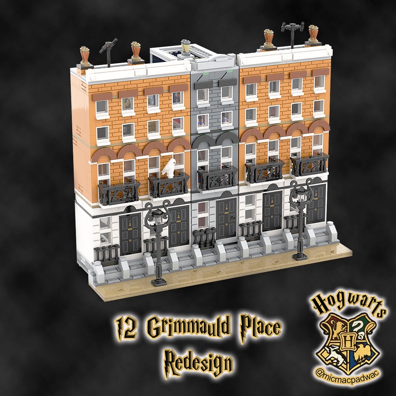 Lego 12 Grimmauld Place redesign