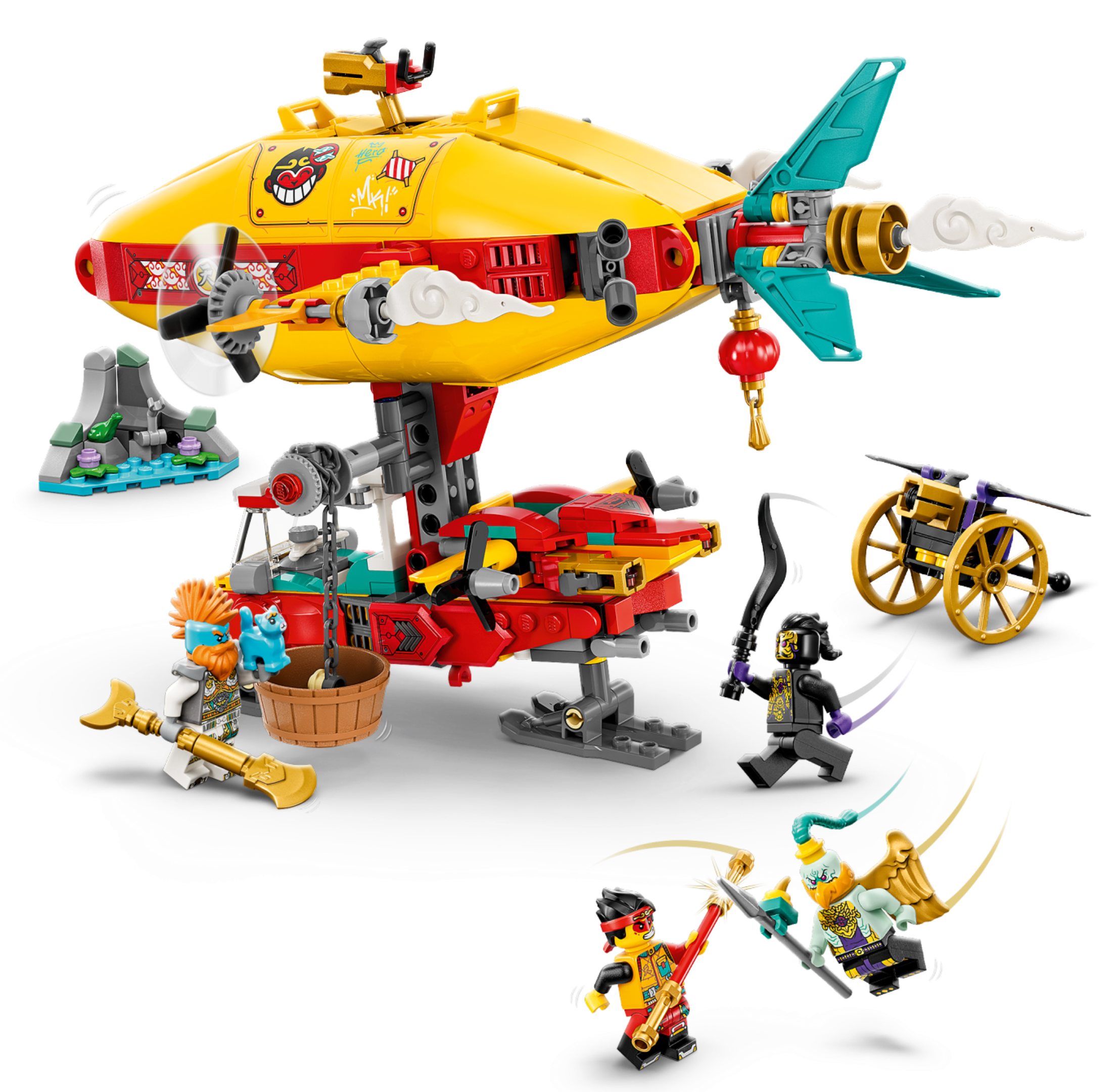 Lego Monkie Kid's Cloud Airship