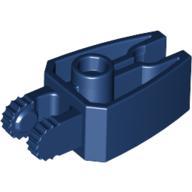 Lego Hinge 1 x 3 Locking with 2 Fingers and Claw End, 9 Teeth / Dark Blue