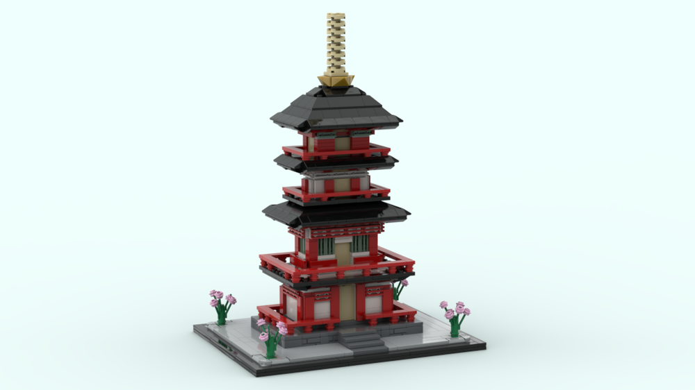 Lego Japanese pagoda